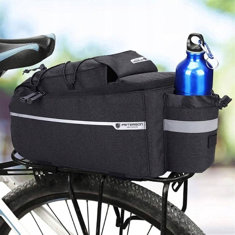 Pojemna sakwa torba rowerowa na bagażnik - Peterson