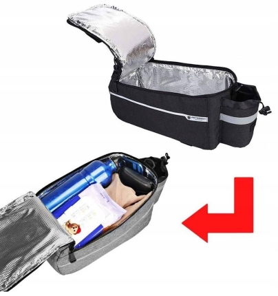 Pojemna sakwa torba rowerowa na bagażnik - Peterson