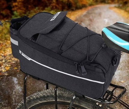 Pojemna sakwa torba rowerowa na bagażnik - Peterson